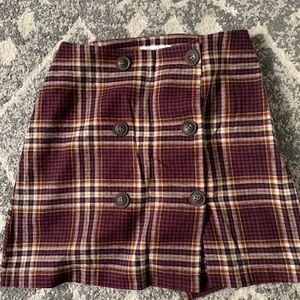 Plaid skirt!